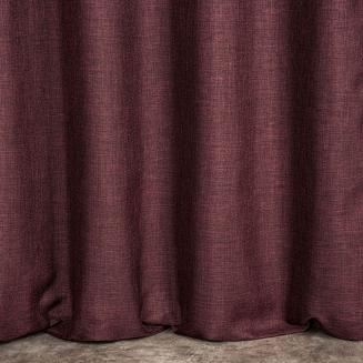 Zasłona gotowa na przelotkach AVINION 140x250 Eurofirany bordowy