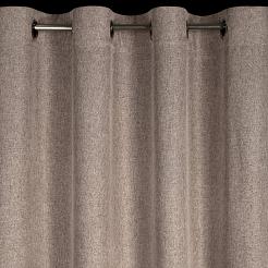 Zasłona gotowa na przelotkach ADELINA 140x250 Eurofirany brązowy