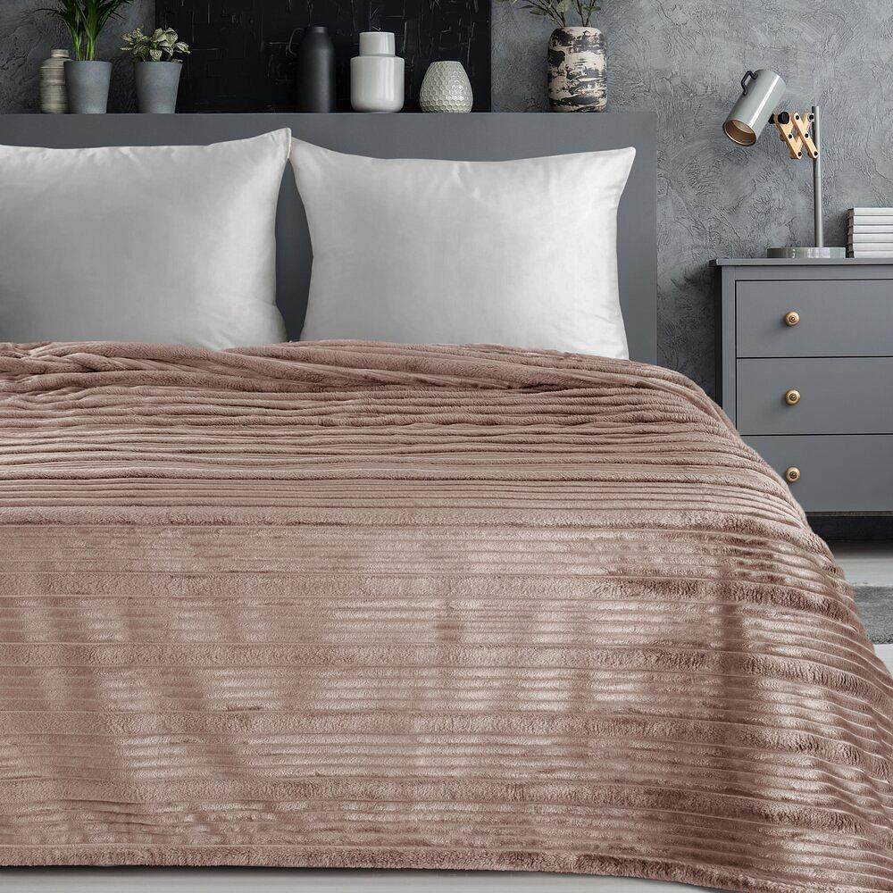 Koc narzuta NINA 220x200 Eurofirany grafitowy