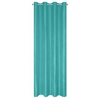 Zasłona gotowa na przelotkach ADA 140x250 Eurofirany turkusowy