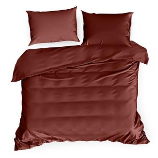 Pościel satynowa NOVA3 180x200 Eurofirany burgundowy