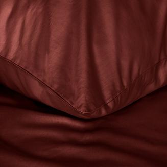 Pościel satynowa NOVA3 180x200 Eurofirany burgundowy