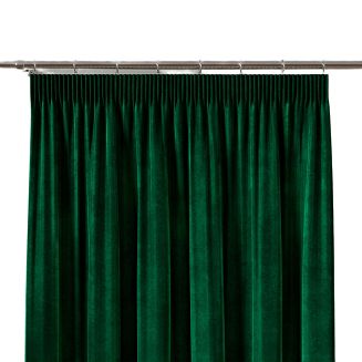 Zasłona gotowa na taśmie VELVI 140x240 butelkowa