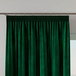 Zasłona gotowa na taśmie VELVI 140x240 butelkowa