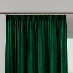 Zasłona gotowa na taśmie VELVI 140x240 butelkowa