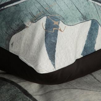 Pościel satynowa ARTIST 160x200 Eva Minge Eurofirany jasnoszary