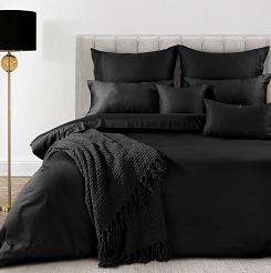 Pościel satynowa X1 140x200 Eva Minge Eurofirany czarny
