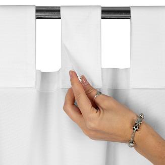 Zasłona gotowa na taśmie GARDEN2 155x240 Eurofirany biały