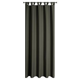 Zasłona gotowa na szelkach GARDEN 155x260 Eurofirany grafitowy