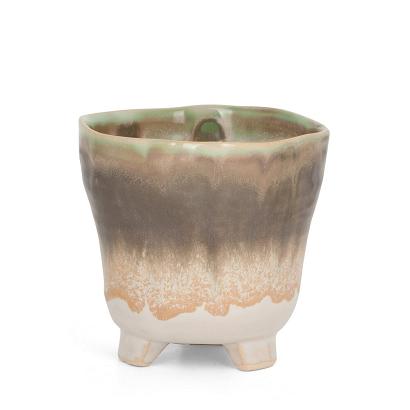 Donica dekoracyjna KATIA 11x11x10 Eurofirany kremowa