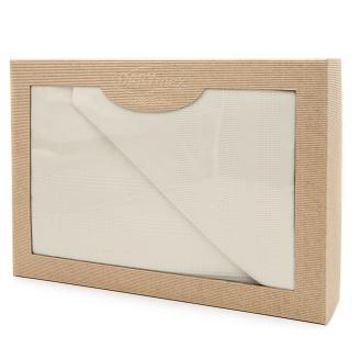 Pościel bawełniana 220x200 MELKOR Darymex kremowa w pasy