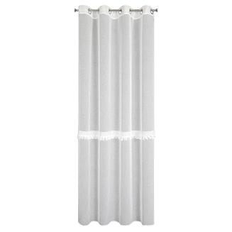 Firana gotowa na przelotkach ROXANA 140x250 Eurofirany biały