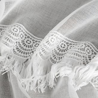 Firana gotowa na przelotkach ROXANA 140x250 Eurofirany biały