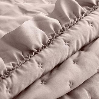 Narzuta dekoracyjna LIBI3 200x220 pudrowy