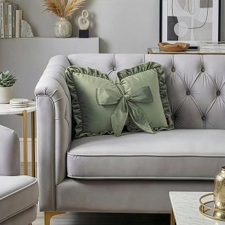 Poszewka dekoracyjna KOKARDA2 35x55 Eurofirany oliwkowy