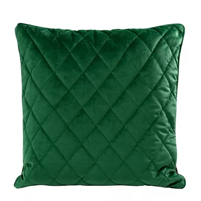 Poszewka dekoracyjna VELVET-27 45x45 Eurofirany ciemnozielona