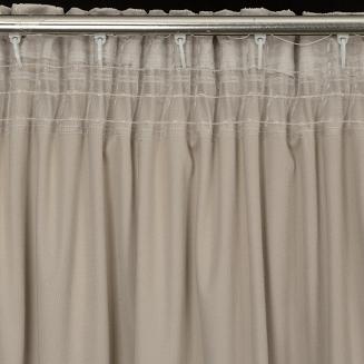 Zasłona gotowa na taśmie NADIA 140x300 Eurofirany beżowy