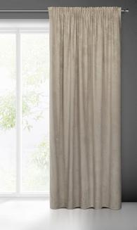 Zasłona gotowa na taśmie NADIA 140x300 Eurofirany beżowy