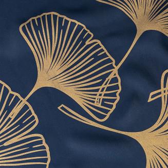 Zasłona gotowa na przelotkach HARMONY 140x250 Eurofirany granatowy/złoty