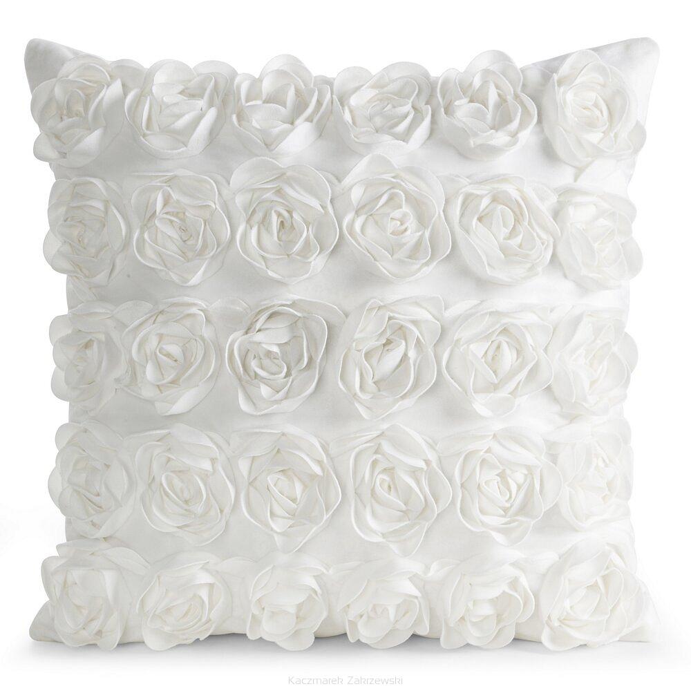 Poszewka dekoracyjna ROSES 45x45 Eva Minge Eurofirany kremowy