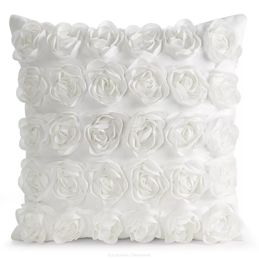 Poszewka dekoracyjna ROSES 45x45 Eva Minge Eurofirany kremowy