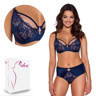 Biustonosz Soft Side Support AV 1938 miękki granatowy