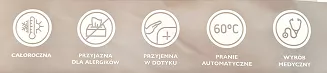 Kołdra antyalergiczna 160x200 medyczna THE FIRST biała
