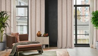 Zasłona gotowa na przelotkach OCTAVIA 140x250 Eurofirany beżowy