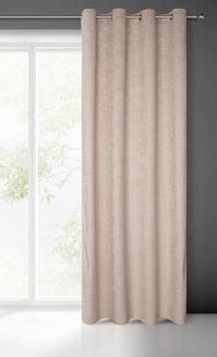 Zasłona gotowa na przelotkach OCTAVIA 140x250 Eurofirany beżowy