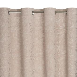 Zasłona gotowa na przelotkach OCTAVIA 140x250 Eurofirany beżowy