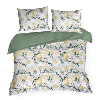 Pościel satynowa SPRING 160x200 Eurofirany biały