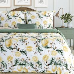 Pościel satynowa SPRING 160x200 Eurofirany biały