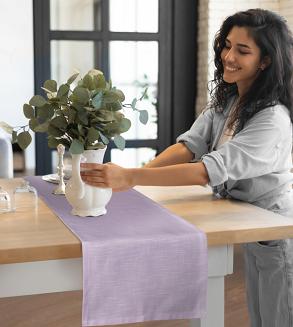 Obrus dekoracyjny SUMMER11 40x140 Eurofirany różowy