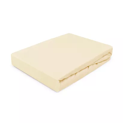 Prześcieradło jersey z gumką 70x140 Darymex ekri