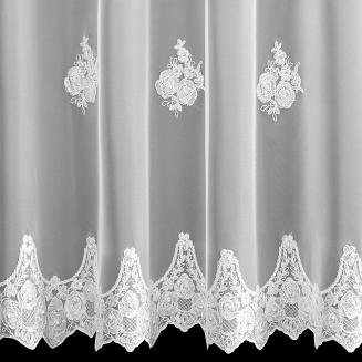 Firana gotowa na przelotkach ISARI 350x250 Eurofirany biały