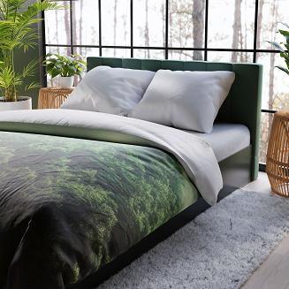 FOREST Komplet pościeli z bawełny satynowej 160x200cm 100089/SAT/000/160200/1