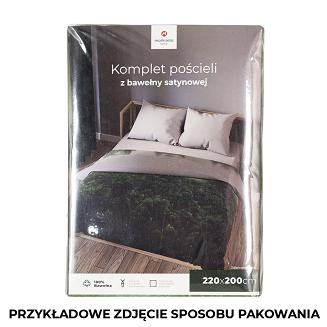 FOREST Komplet pościeli z bawełny satynowej 160x200cm 100089/SAT/000/160200/1