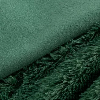 Koc narzuta TIFANY 150x200 Design91 ciemnozielony