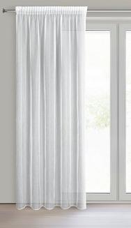 Firana gotowa na taśmie LAURA 140x280 Eurofirany biały