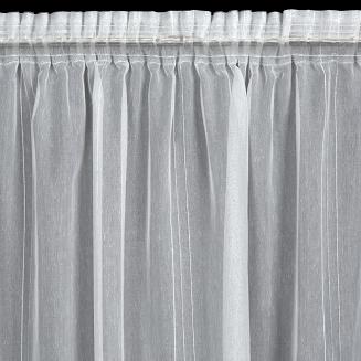 Firana gotowa na taśmie LAURA 140x280 Eurofirany biały