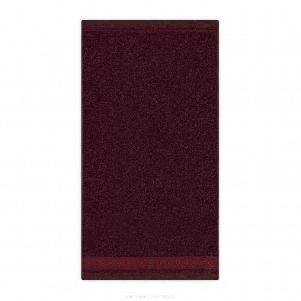 Ręcznik RONDO 2 50x90 Zwoltex bordowy