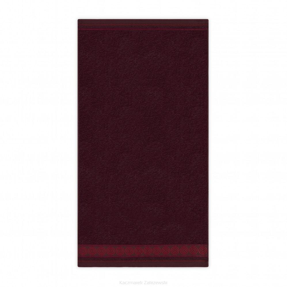 Ręcznik RONDO 2 50x90 Zwoltex bordowy