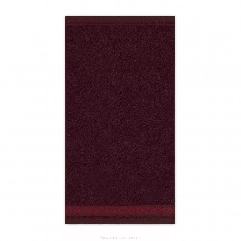 Ręcznik RONDO 2 50x90 Zwoltex bordowy