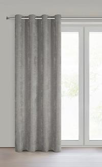 Zasłona gotowa na przelotkach VANI 140x250 Eurofirany szary