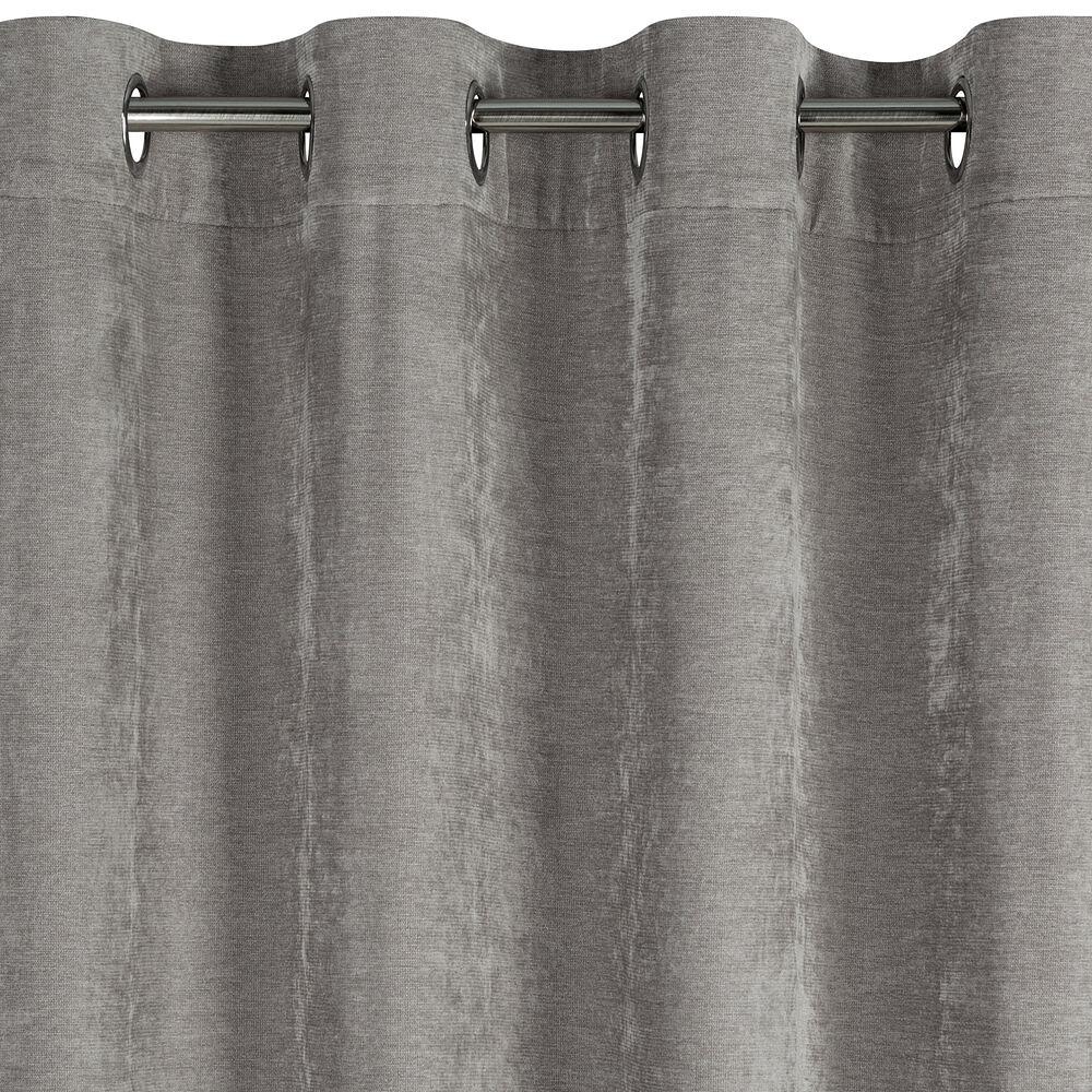 Zasłona gotowa na przelotkach VANI 140x250 Eurofirany szary