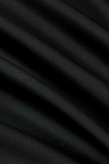 Pościel bambusowa 220x200 czarna z białą bizą