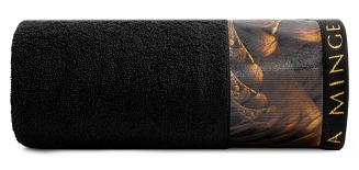 Ręcznik bawełniany SIMONA 70x140 Eva Minge Eurofirany czarny