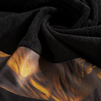 Ręcznik bawełniany SIMONA 70x140 Eva Minge Eurofirany czarny