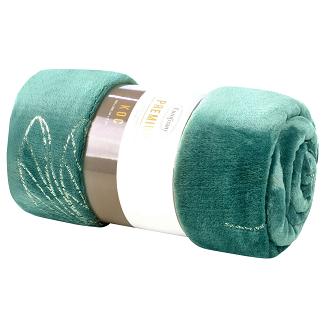 Koc narzuta LORI 150x200 Eurofirany turkusowy