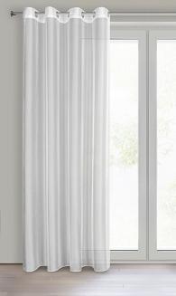 Firana gotowa na przelotkach ANABEL 140x260 Eurofirany biały